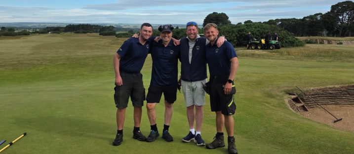 Simon Olver and the Ganton team