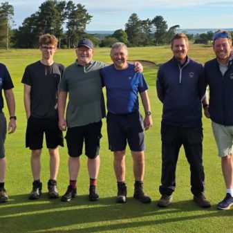 Simon Olver and the Ganton team