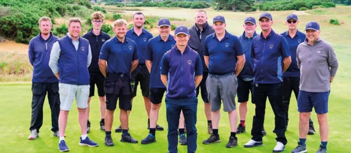 Simon Olver and the Ganton team