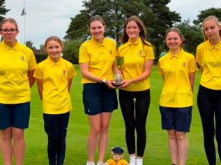 The Cumbria girls team