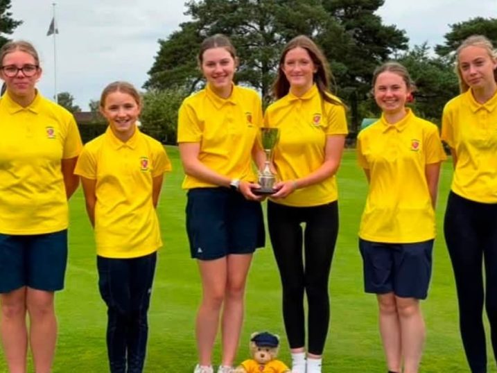 The Cumbria girls team