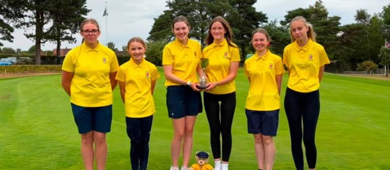 The Cumbria girls team