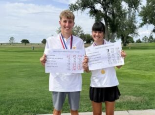 Ben Brown and Maddie Fujimoto