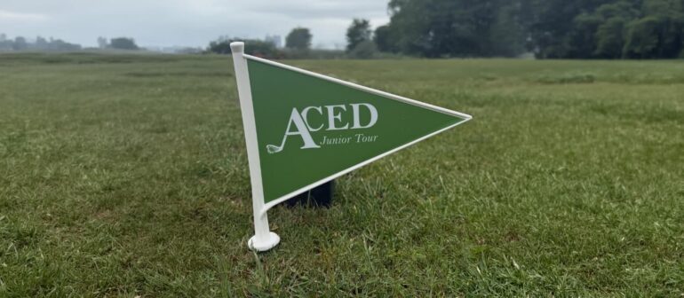 ACED Junior Golf Tour tee sign