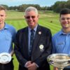Rob Hillier, YUGC president Bruce Light and Dan Norman