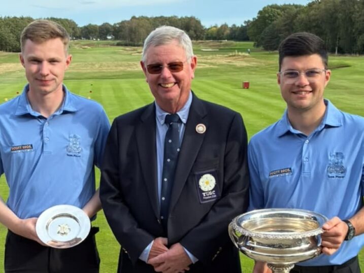 Rob Hillier, YUGC president Bruce Light and Dan Norman
