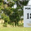 PGA tee setup