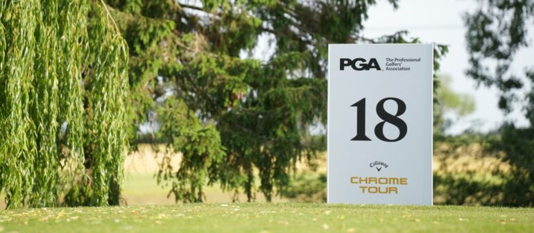 PGA tee setup