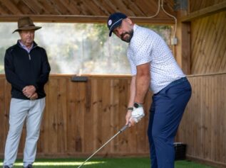 Wayne Riley and Peter Finch
